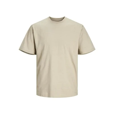 Image of JACK &amp; JONES Mens Relax Fit T Shirt Crockery XXL