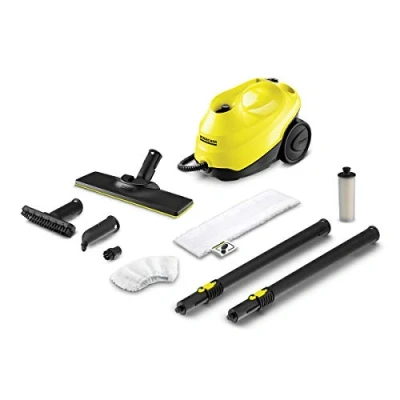 Image of Kärcher steam Cleaner SC 3 EasyFix, pressure: max. 3.5 bar, heating time: 30 s, power: 1900 W, surface 75 m², tank: 1 l, with descaling cartridge, floor cleaning kit and nozzles