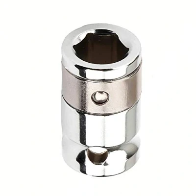 Image of 3/8&quot; Square to 10mm Hex Screwdriver Bit Holding Socket Converter Reducer for Electric Wrenches (Pack of 1)