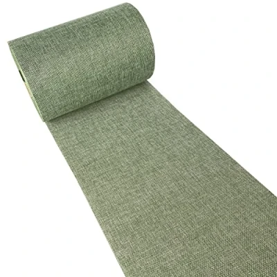 Image of Deko AS GmbH 69 200 5 7 Table Runner in Linen Look 20 cm x m Shabby Chic Style, Mint Green