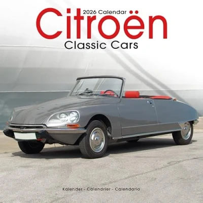 Image of Citroen Classic Cars Calendar 2026