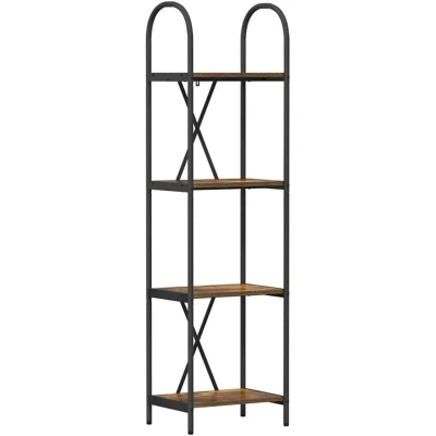 Image of vidaXL Bookshelf Smoked oak 40 x 30 146 cm Engineered wood