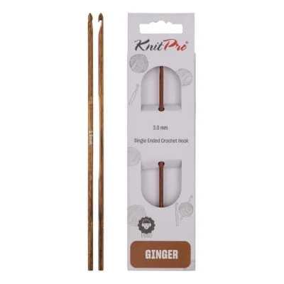 Image of KnitPro Crochet Hook, Wood, Assorted, 3mm
