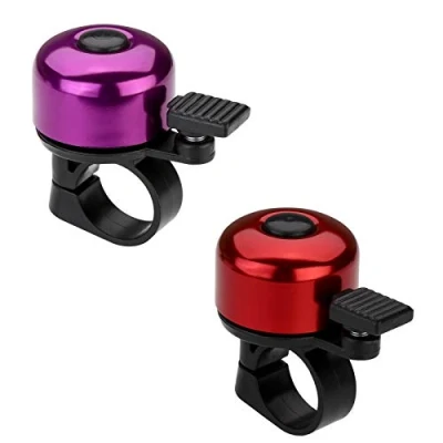 Image of Paliston Bike Bell Bicycle Crisp Sound for Adults Kids Boys Girls Red &amp; Purple