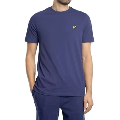 Image of Lyle and Scott T Shirt Deep Indigo Dark Blue size M