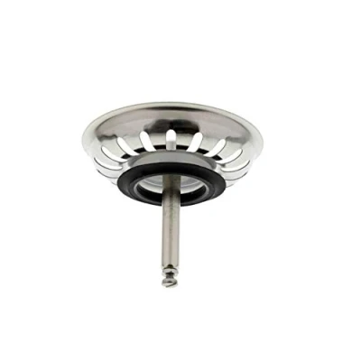 Image of BLANCO 3.5 Inch Drain Strainer for 18 Slot Eccentric Operation, Chrome, Polished, Removable, Modern