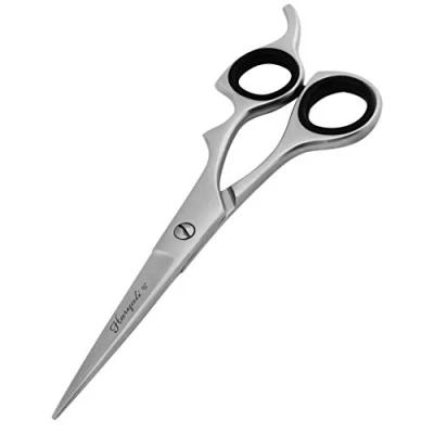 Image of Professional Hairdressing Barber Scissors 6 Inch Hair Cutting Thinning Texturizing with Fixed Screw Silver Sharp Scissor for Men and Women