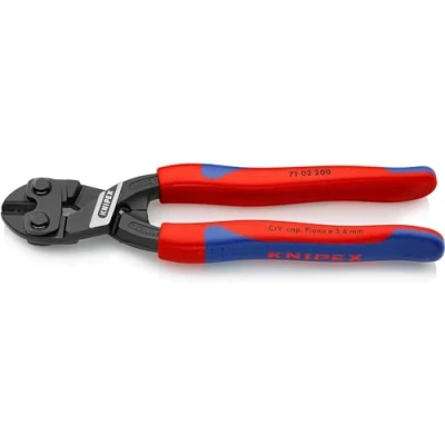 Image of Knipex CoBolt® XL Compact Bolt Cutter black atramentized, plastic coated 250 mm 71 31
