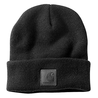 Image of Carhartt Unisex, Knit Beanie, Black, One Size