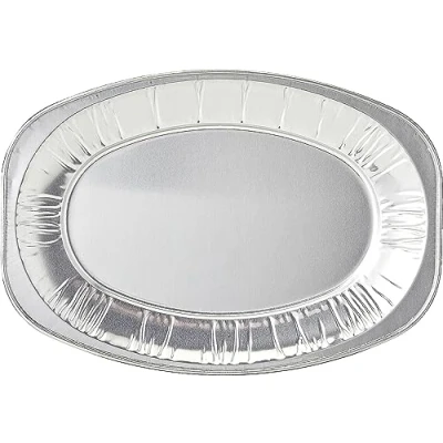 Image of MARENT Foil Platter, 14&quot; Diameter, Pack of 10