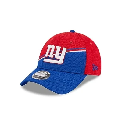 Image of New Era York Giants NFL 2023 Sideline Red Blue 9Forty Stretch Snapback Cap One Size