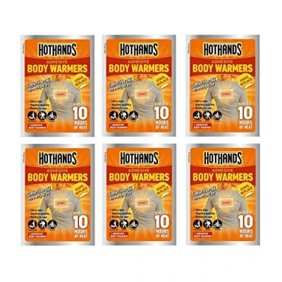 Image of HotHands Hot Hands Adhesive Body Warmers Multi Pack Options (6)