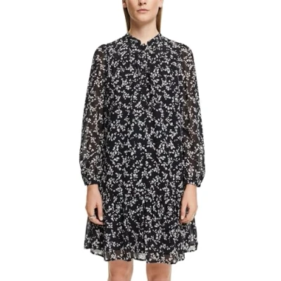 Image of ESPRIT Women&#039;s 994ee1e304 Dress, 002/Black 2, 6