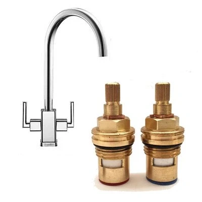 Image of Tap Magician Franke Mythos Pair of Compatible Ceramic Cartridge Valves