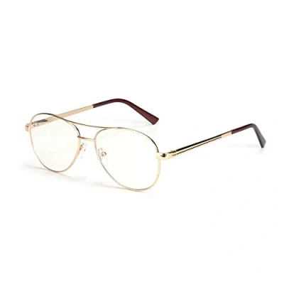 Image of ZENOTTIC Blue Light Blocking Glasses Lightweight Fashion Metal Frames Men Women
