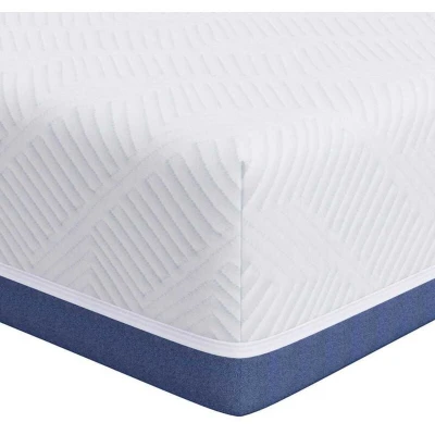 Image of Vidaxl Mattresses White, Blue 160 x 200 cm