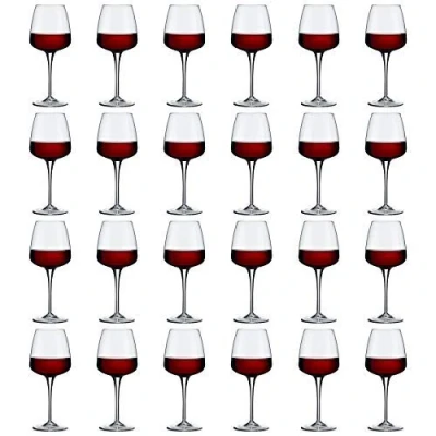 Image of Bormioli Rocco Pack of 24 Aurum Red Wine Glasses Set 520ml
