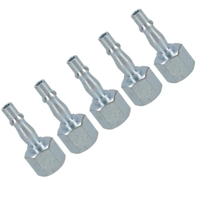 Image of Air Line Hose Compressor Fitting Connector Quick Release 3/8 Female 5pk FT002