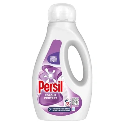 Image of Persil Colour Laundry Washing Liquid Detergent keeps colours bright outstanding stain removal in quick &amp; cold washes 35 (945 ml)