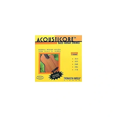 Image of Thomastik Saiten für Akustikbass Phosphor Bronze mit Nylonkern Satz AB345 5 saitig (G, D, A, E, B)
