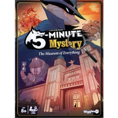 Image of 3D Wiggles, 5 Minute Mystery, Card Game, Ages 8+, 2 Players, Minutes Playing Time