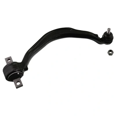 Image of MB912512, MR162582, MR296320 Suspension Arm FEBI BILSTEIN 41227 with bearings, lock nuts Rear Axle Right, Lower, Front Control Cast Steel