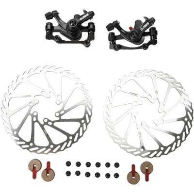 Image of Clarks Cycle Systems: CMD 21 MTB/Hybrid Mechanical Disc Brakeset Front &amp; Rear 160MM /