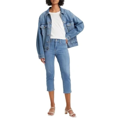 Image of Levi&#039;s Women&#039;s 311 Shaping Skn Capri 22 Jeans, Lapis Level, (29W) EU