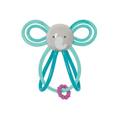 Image of Manhattan Toy Winkel Elephant Rattle &amp; Sensory Teether