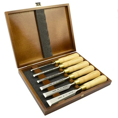 Image of Narex Chisels 8116 Cabinetmakers Chisel Boxed Set (Natural)