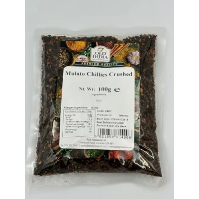 Image of Old India Mulato Chillies Crushed 100g