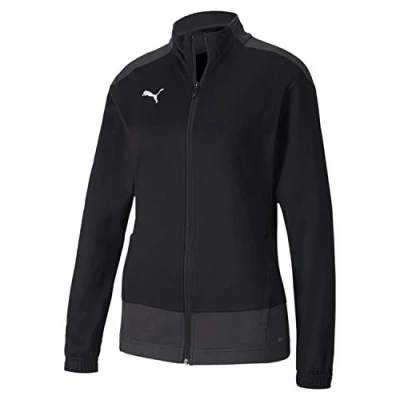 Image of PUMA Women&#039;S Team Goal 23 Training Jacket W Track Black Asphalt, Small