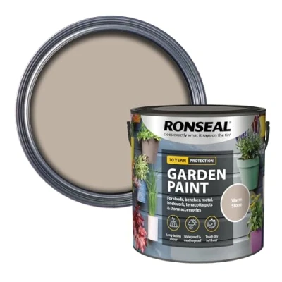 Image of Ronseal Garden Paint Warm Stone 2.5L
