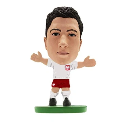 Image of SoccerStarz Poland Robert Lewandowski Home Kit/Figures