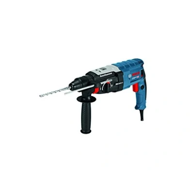 Image of Bosch Professional Corded Rotary Hammer Drill with SDS Plus GBH 2 28 (240V, 880W, incl. Auxiliary Handle, Depth Stop 210 mm, Machine Cloth, in L BOXX 136)