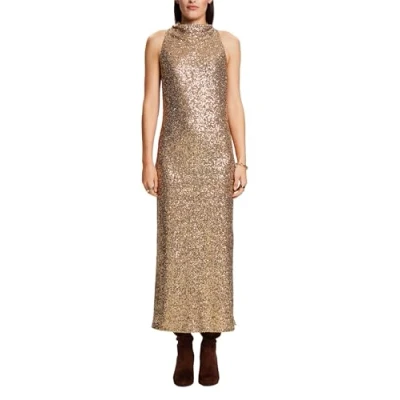 Image of ESPRIT Women&#039;s 113EO1E324 Dress, 790/GOLD, M