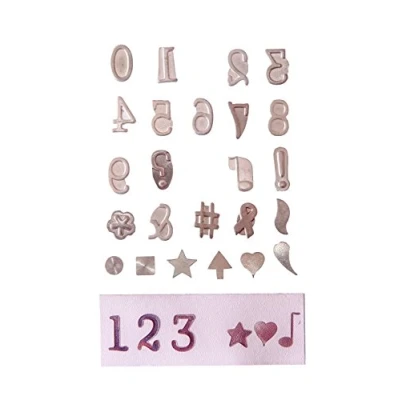 Image of Pyrography Number &amp; Symbol Stamps (R8Q0M030)