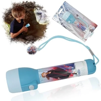 Image of Sambro International Frozen Big Torch for Kids, Kids Flashlight Torch, Night Light Reading, Camping and Emergencies Birthday Gift Children 3+Years, Size: 16cm