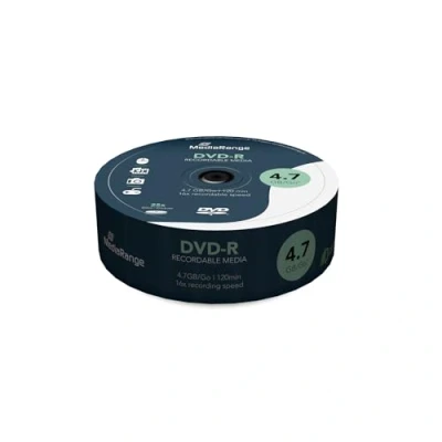 Image of MediaRange MR403 DVD R 4.7GB 16x (25) Cake Box once writable