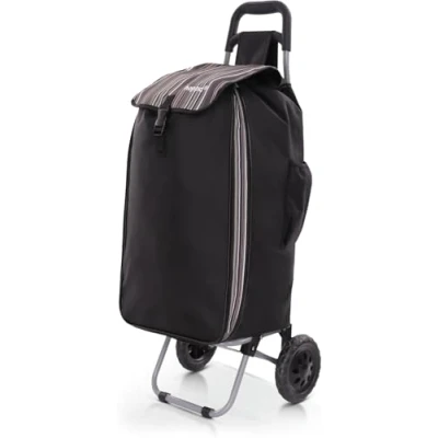 Image of Hoppa Expandable Lightweight Shopping Trolley 57L/64L 2024 model, Hard Wearing &amp; Foldaway Push/Pull Cart for Easy Storage With 1 Year Guarantee