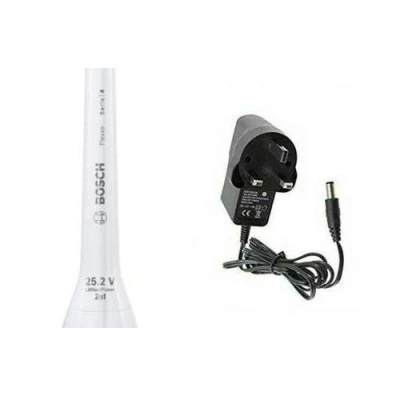 Image of Bosch Flexxo Genuine 25.2V Lithium Power Charger (VERSION To Charge: The Serie 4 BBH3251GB White Vacuum Cleaner) c/w STANLEY KeyTape (image shown)