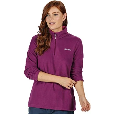 Image of Regatta Sweethart Lightweight Half Zip Symmetry Fleece Lining, Women&#039;s