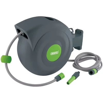 Image of Draper Retractable Garden Hose Reel, 20m
