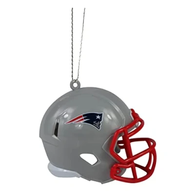 Image of FOCO NFL New England Patriots Helmet Bauble Christmas Tree Pendant Ornament