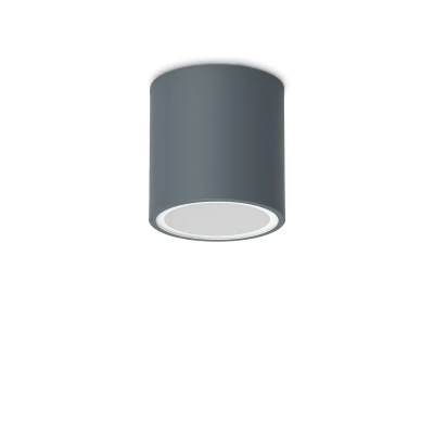 Image of Techo 9.5cm Outdoor Surface Mounted Downlight Anthracite IP54