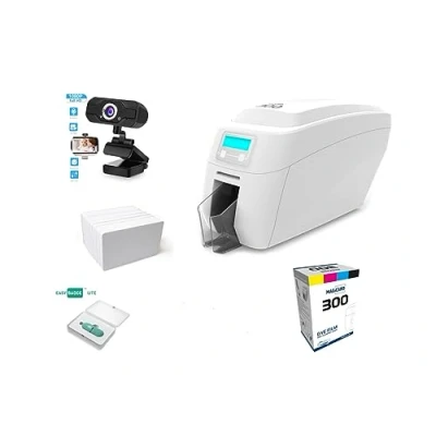 Image of Magicard 300 Dual Sided ID Card Printer Bundle *Everything to get You Printing Cards straightaway*