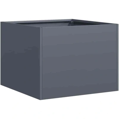 Image of vidaXL Planter Anthracite 40x40x30 cm Steel