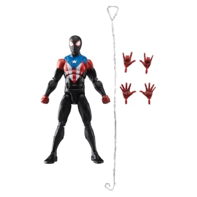 Image of Spider Man Marvel Legends Series Gamerverse Miles Morales Boricua Suit Action Figure
