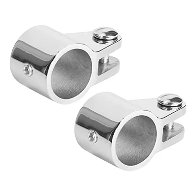 Image of Boots Bimini Verbinder 22Mm 2Pcs Marine Boat Jaw Slide,Stainless Steel Top Hinge Rail Mount Hardware Fitting Replacement For Inflatable Fiberglass Yachts(22Mm)