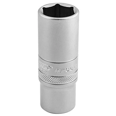Image of Draper 6 Point Metric Deep Socket, 3/8&quot; Sq. Dr., 17mm